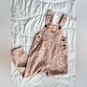 Jamie Kay Floral Overalls - Pink and Cream